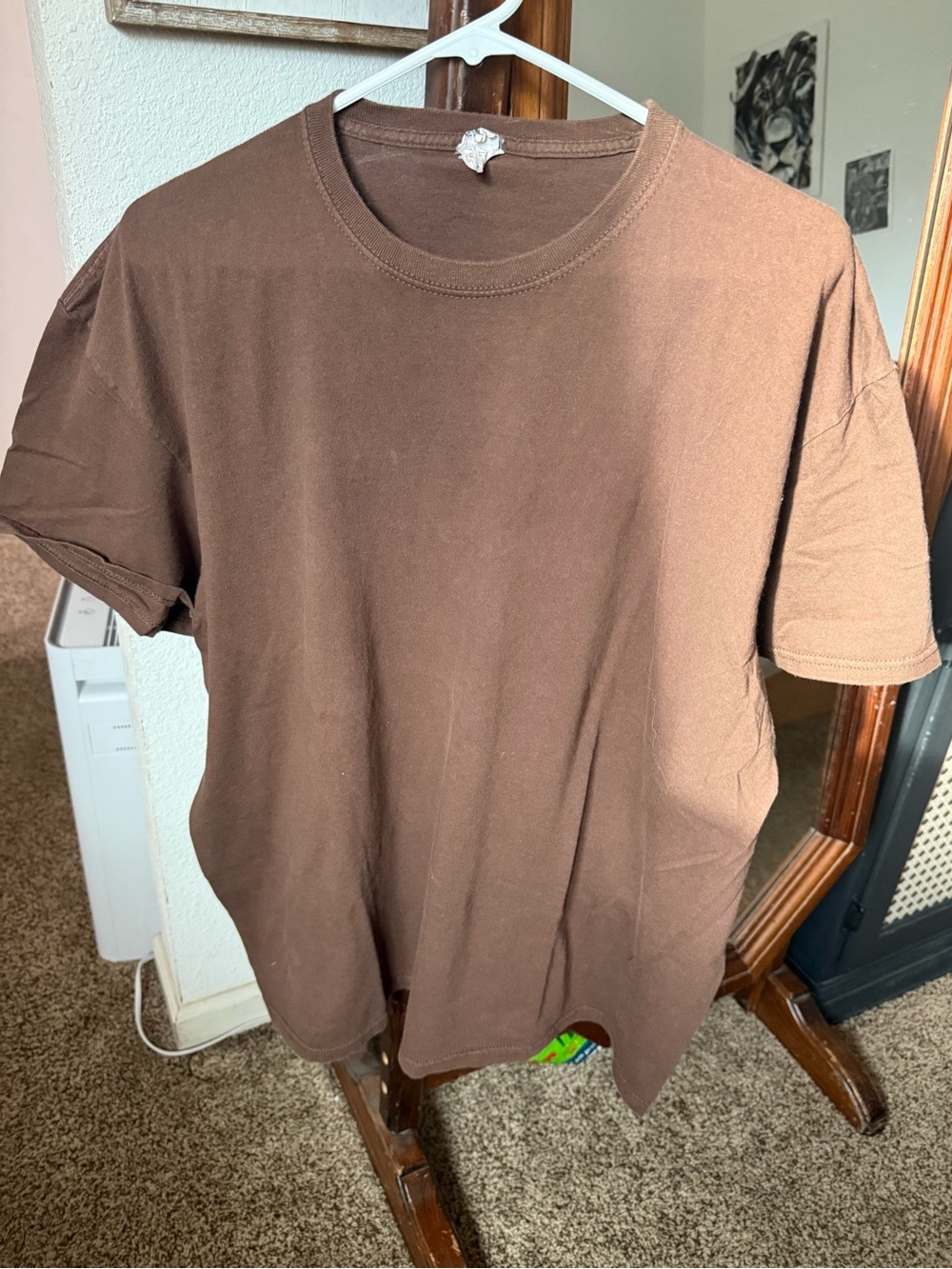 Vintage Screen Stars Brown Blank 2XL 100% Cotton Tee Y2K